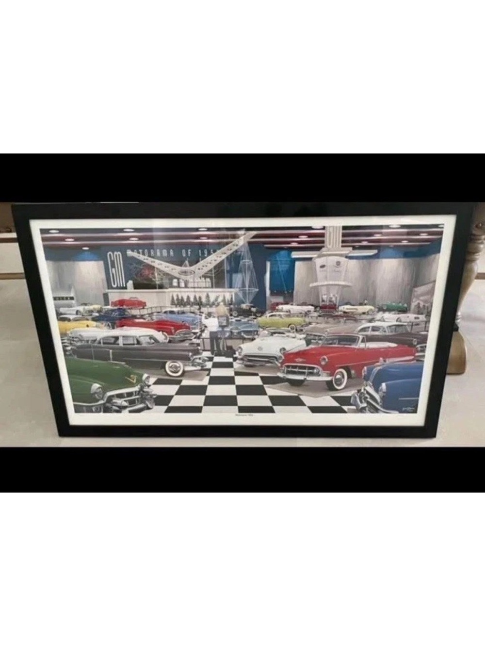 DAVE SNYDER-
Chevrolet Print - Motorama 1953-
Framed-
Limited Edition/Signed